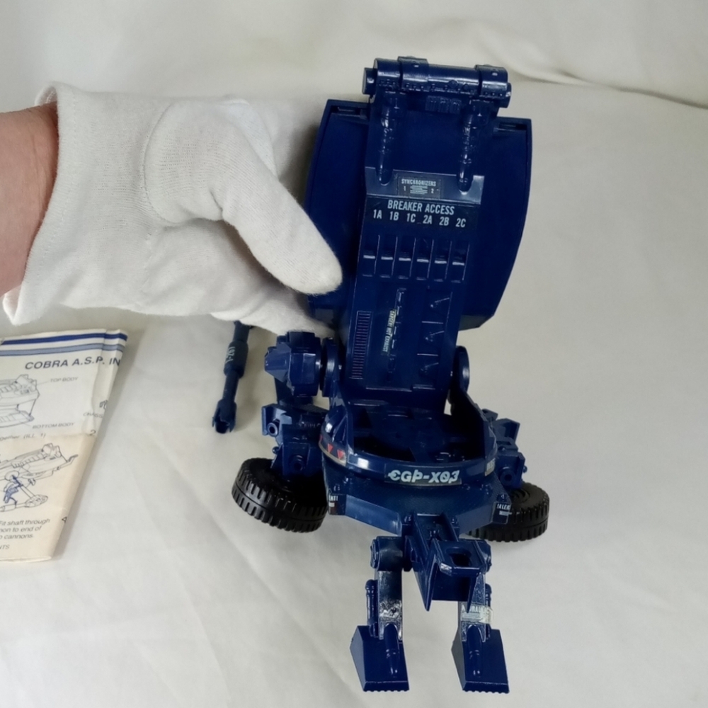 1984 Hasbro GI Joe Cobra ASP Assault System Pod Vehicle With Blueprint - Picture 2 of 12
